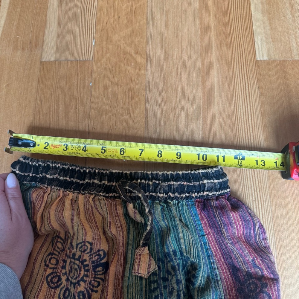 Colorful Patchwork Boho Pants Rising Internationa… - image 3